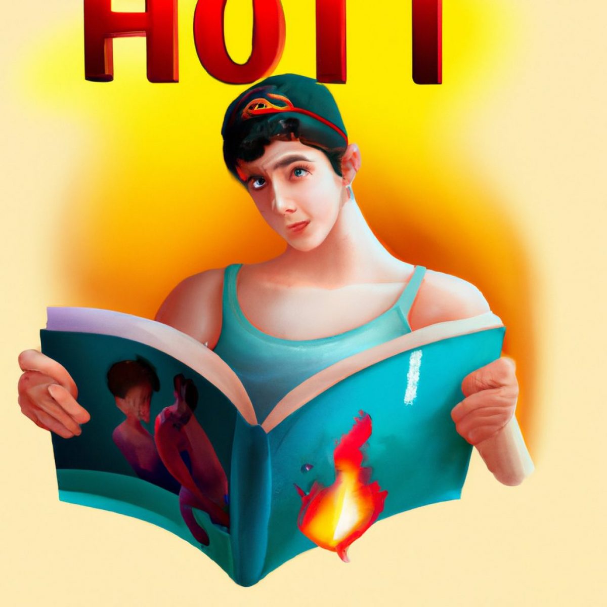 Como saber se o livro tem hot?